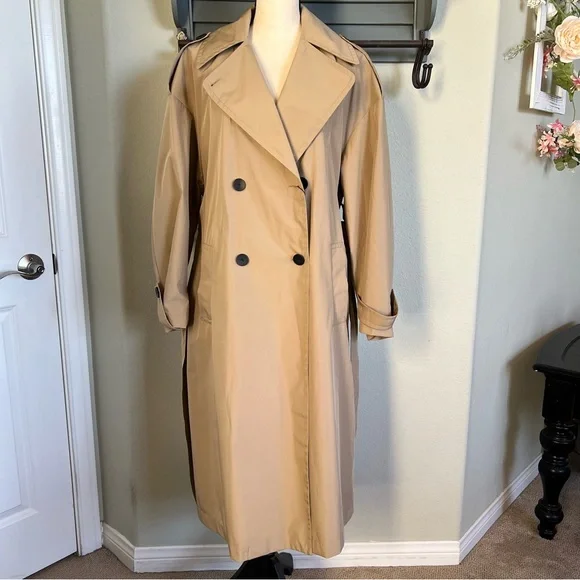 Zara wind and rain trench coat nwt - Picture 6 of 10